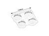 RabaLux Faretto da soffitto Hilary 5664 Cromo