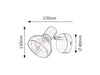 RabaLux Faretto da soffitto Holly 5555 Cromo