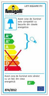 Faretto da soffitto Leti Square FI1 (3)