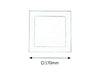 RabaLux Faretto da soffitto Lois 5587 Cromo