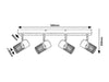 RabaLux Faretto da soffitto Metta 71154 Quercia