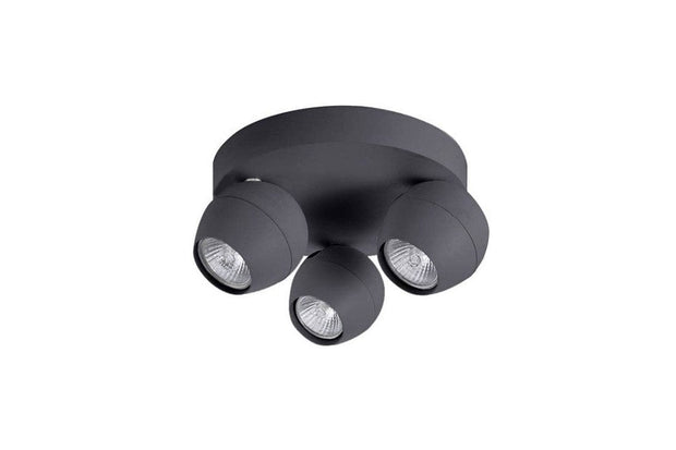 Azzarddo Faretto da soffitto Pera 3 Round AZ1255 Grigio