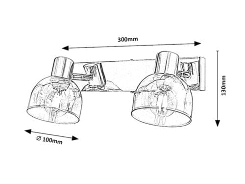 RabaLux Faretto da soffitto Tarien 3249 Cromo