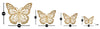 Mauro Ferretti Farfalle Da Muro Set 4 Pz cm 35x2x29-25x2x19-20,5x2x16-16x2x12