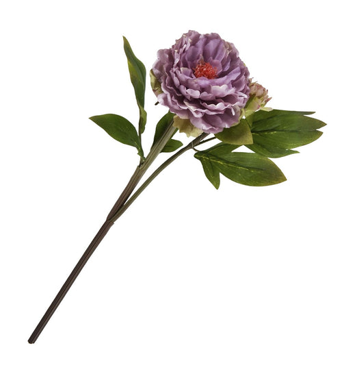 Moycor Filo di fiori artificiali Peonia Golden Lilla