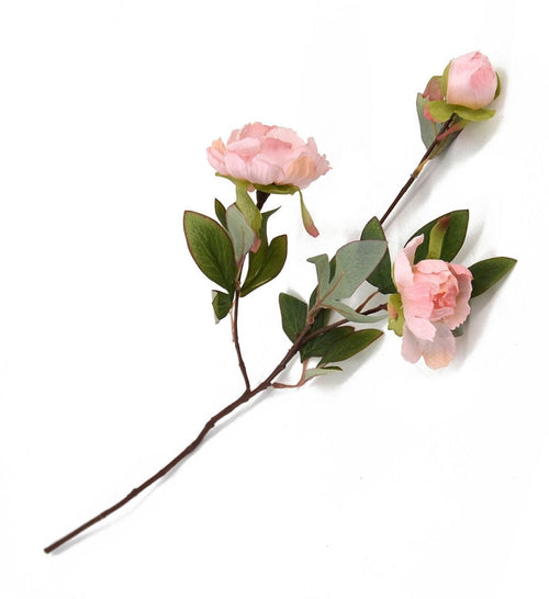 Moycor Filo di fiori artificiali Peony Rosa