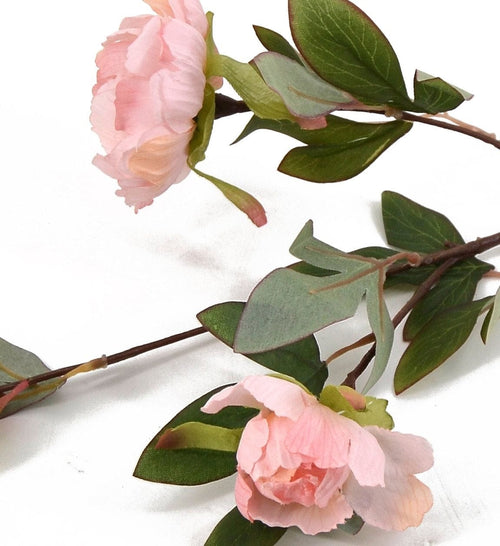 Moycor Filo di fiori artificiali Peony Rosa