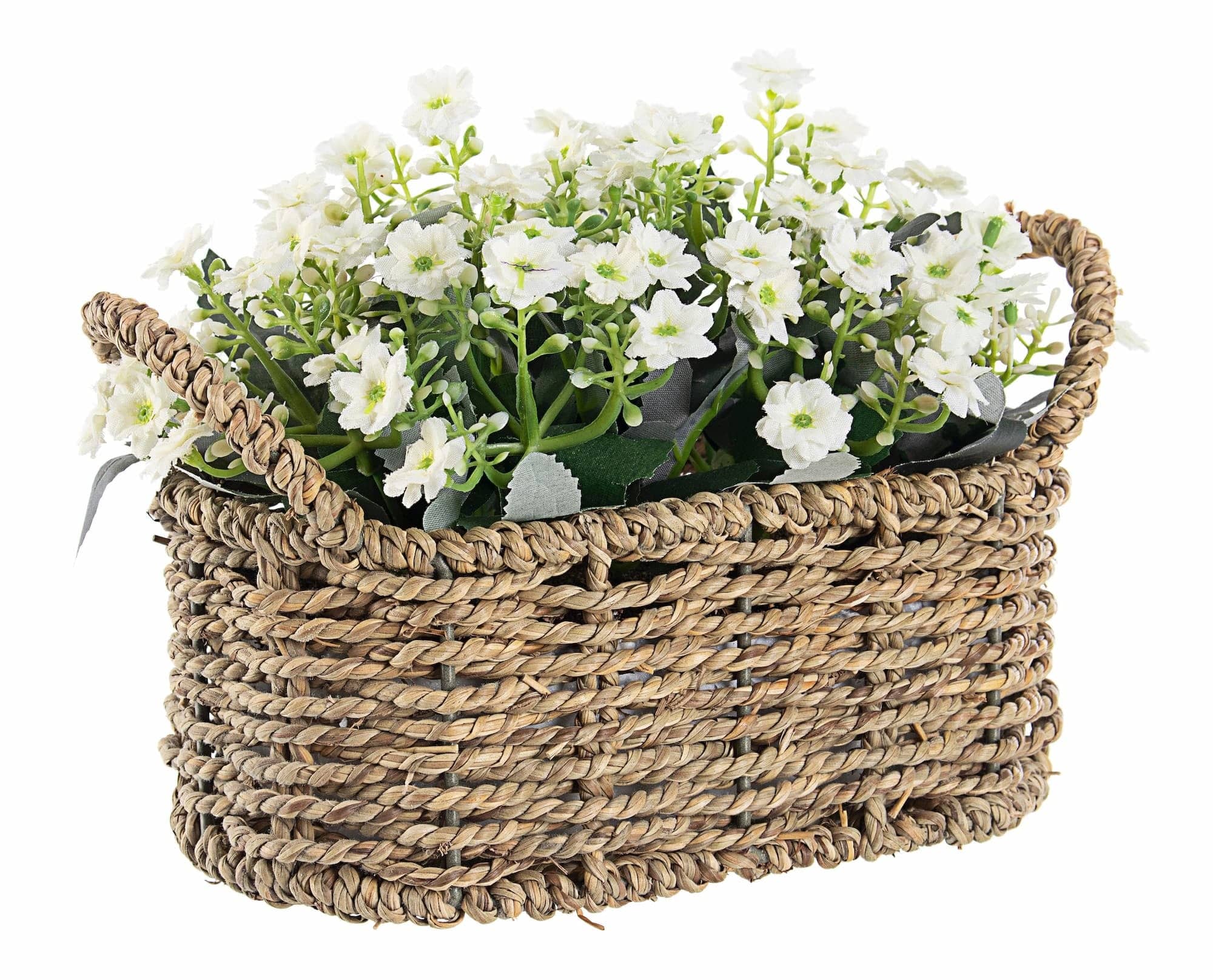 Bizzotto Fiori artificiali in cestino Petunia Bianco