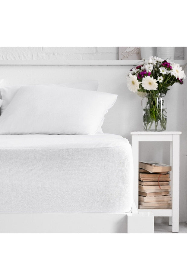 Hillkar Global Fodera per materasso Mila Home High-Quality Bianco