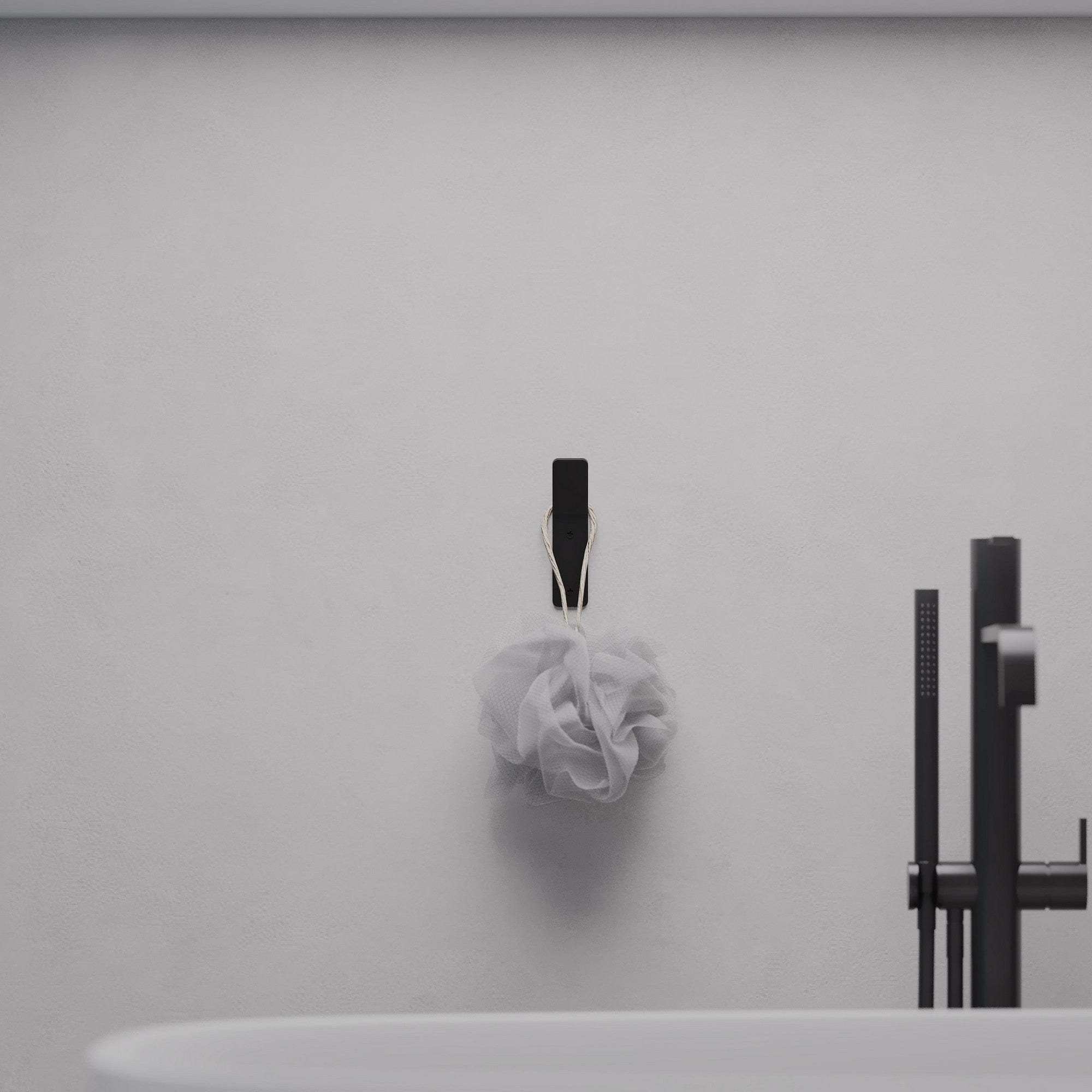 Asir Gancio da parete in metallo Hary Nero