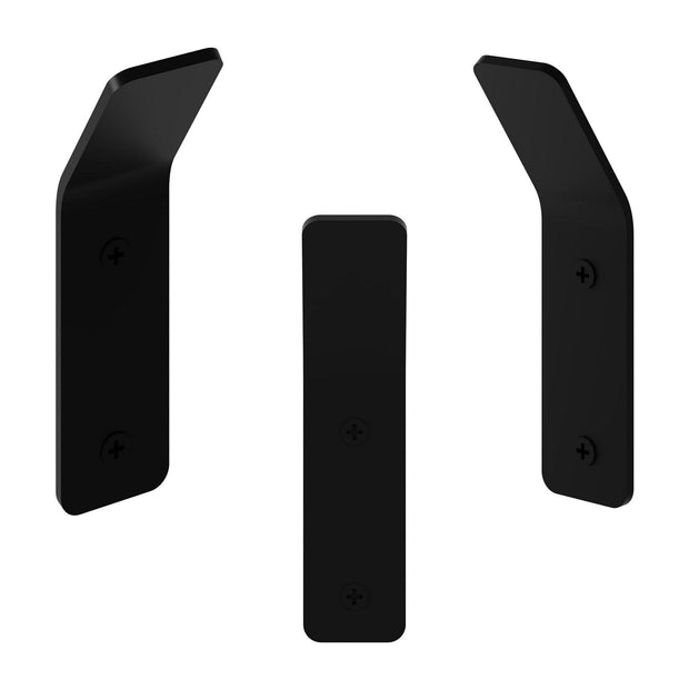 Asir Gancio da parete in metallo Hary Nero