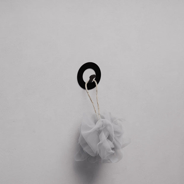 Asir Gancio da parete in metallo Kaly Nero