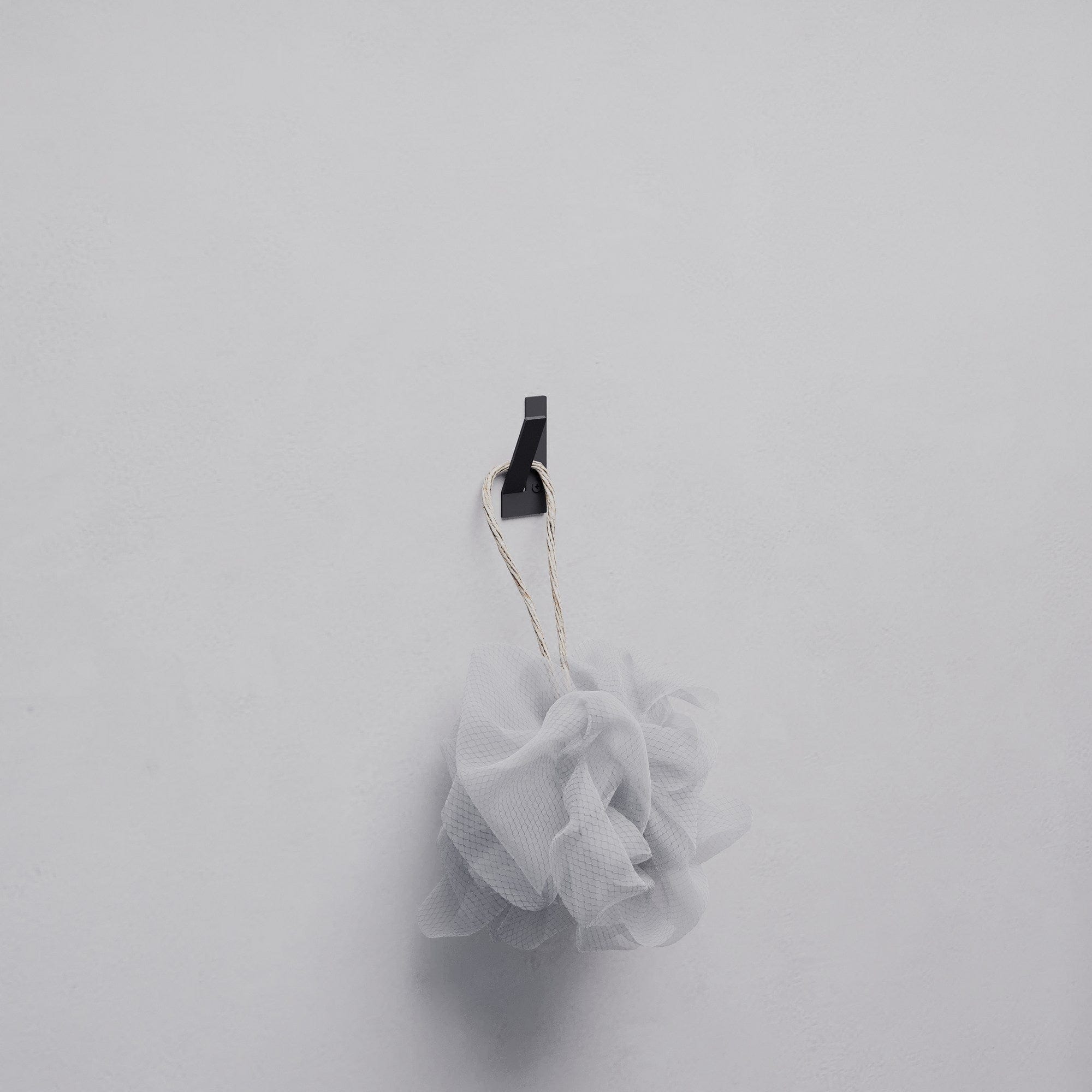 Asir Gancio da parete in metallo Nora Nero