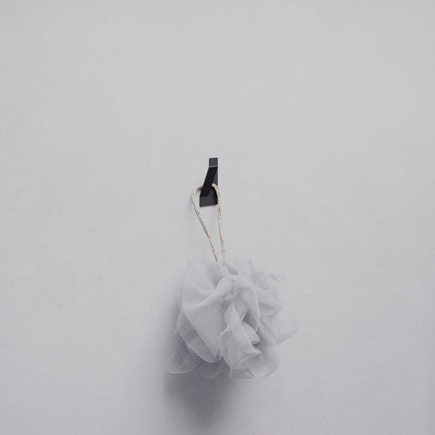 Asir Gancio da parete in metallo Nora Nero