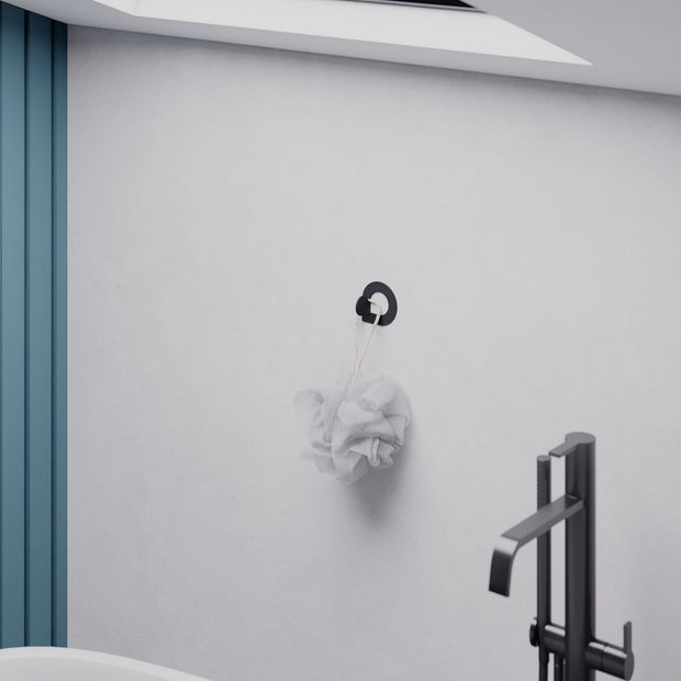 Asir Gancio da parete in metallo Pino Nero