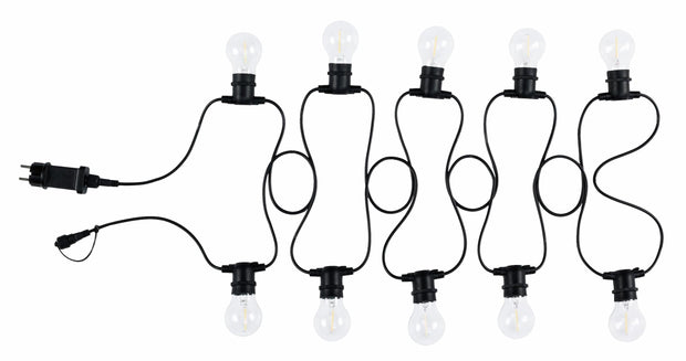 Bizzotto Ghirlanda luminosa LED da esterni, 10 luci LED Bright Trasparente