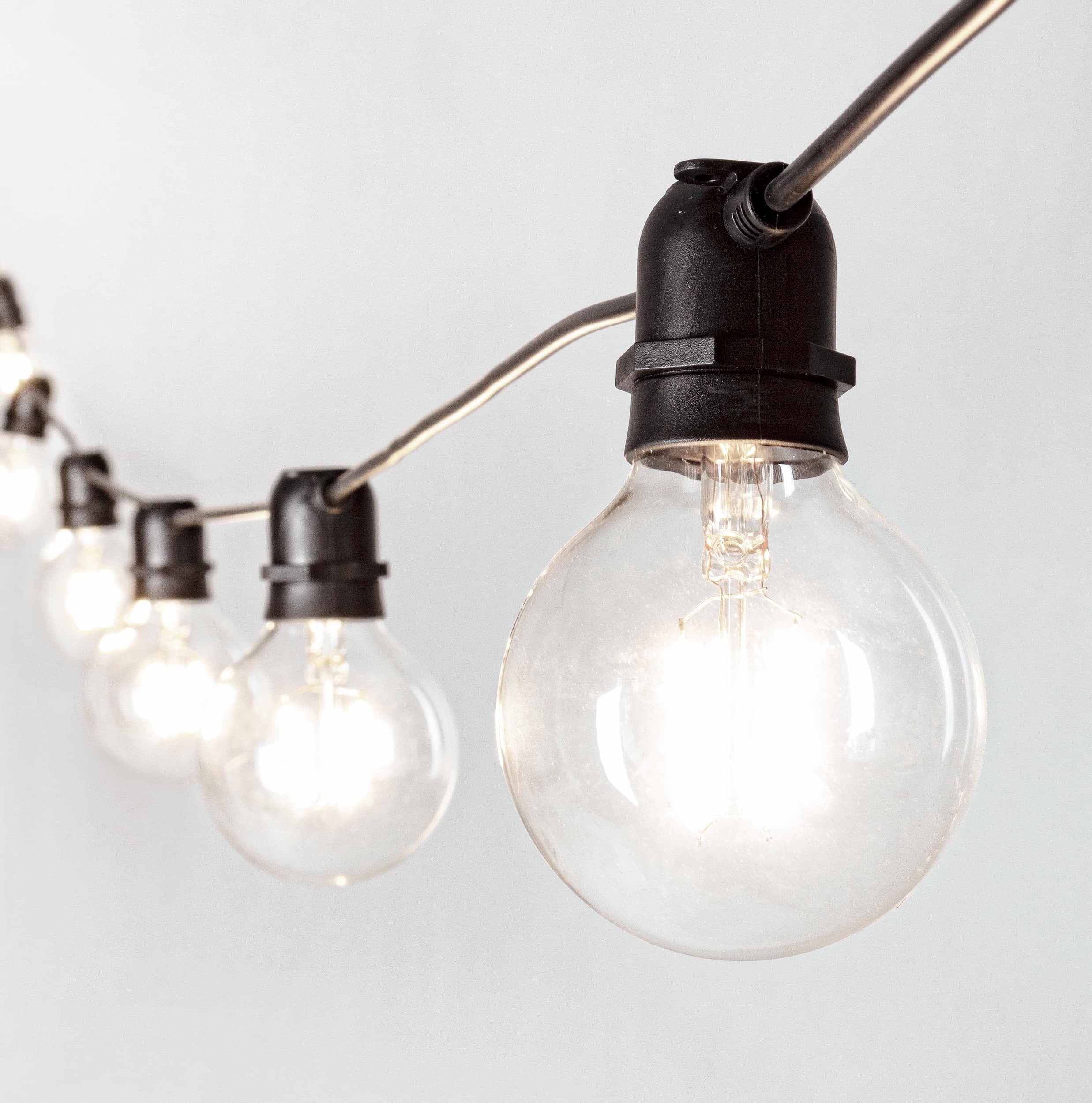 Bizzotto Ghirlanda luminosa LED da esterni, 10 luci LED Brillant Trasparente