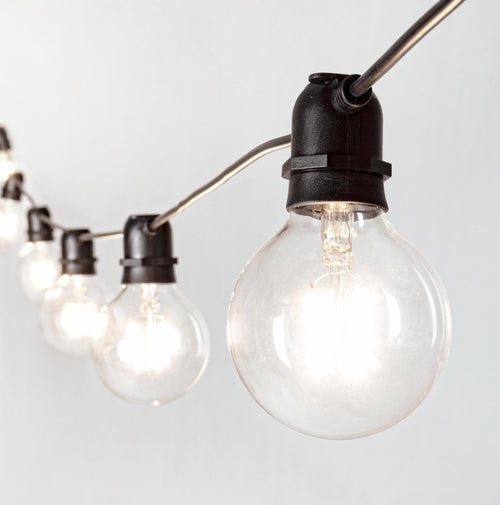 Bizzotto Ghirlanda luminosa LED da esterni, 10 luci LED Brillant Trasparente