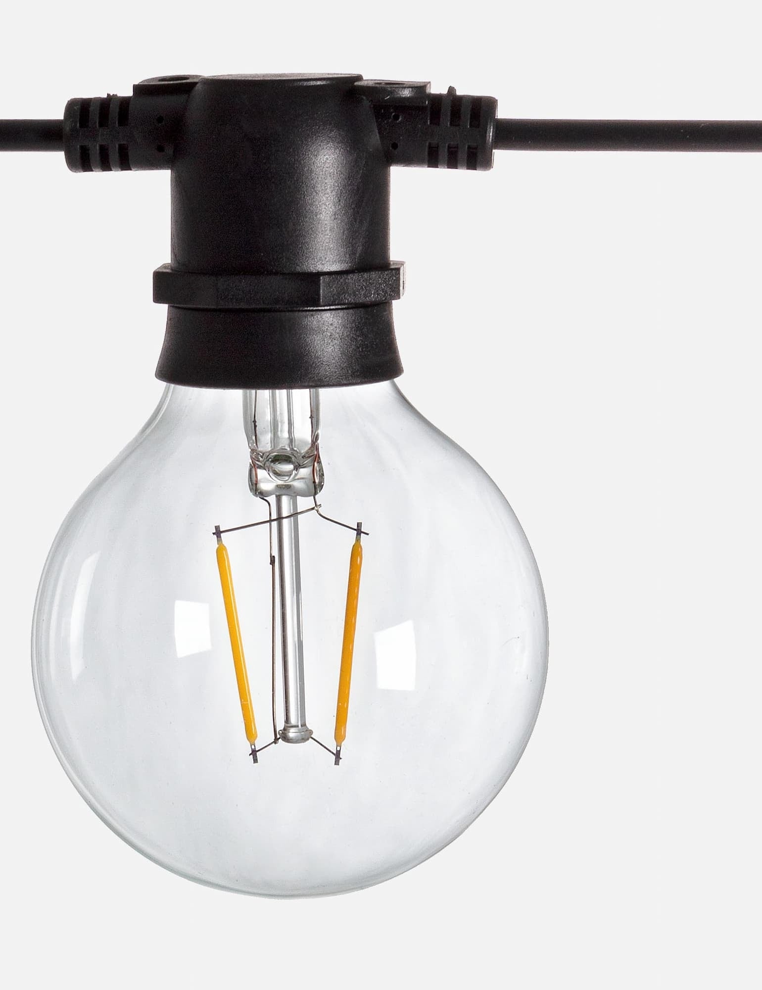 Bizzotto Ghirlanda luminosa LED da esterni, 10 luci LED Brillant Trasparente