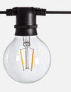 Bizzotto Ghirlanda luminosa LED da esterni, 10 luci LED Brillant Trasparente