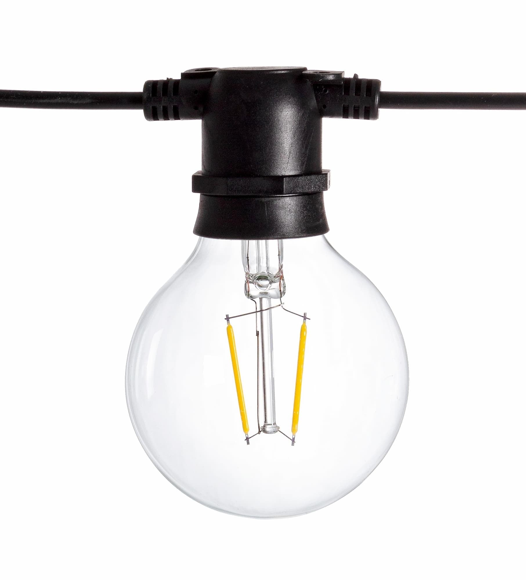 Bizzotto Ghirlanda luminosa LED da esterni, 10 luci LED Brillant Trasparente