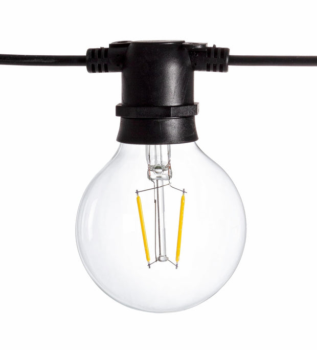 Bizzotto Ghirlanda luminosa LED da esterni, 10 luci LED Brillant Trasparente