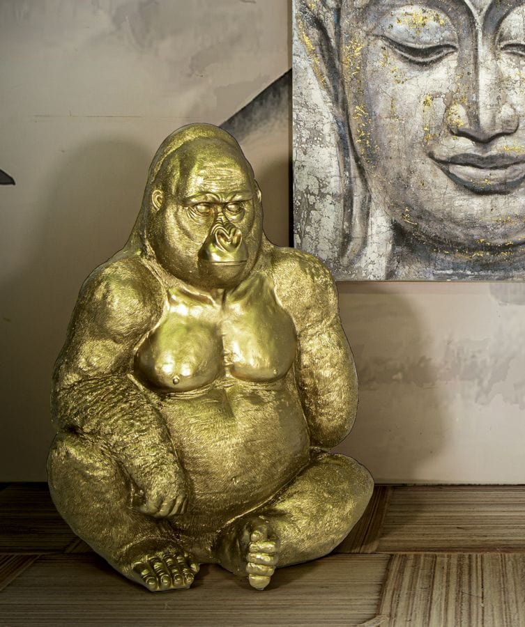 Mauro Ferretti Gorilla Gold cm 64x53x82