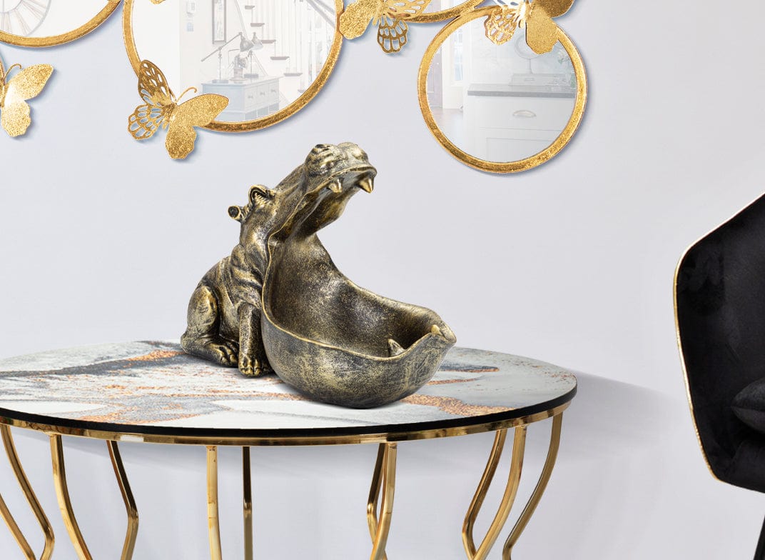 Mauro Ferretti Ippopotamo S/Tasche cm 30x16x22