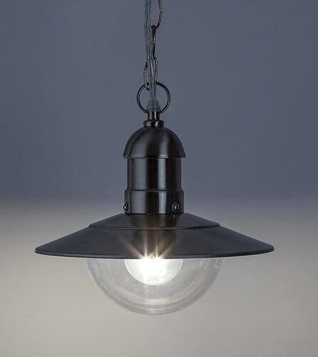 RabaLux Lampada a sospensione da esterno Oslo 8764 Grigio