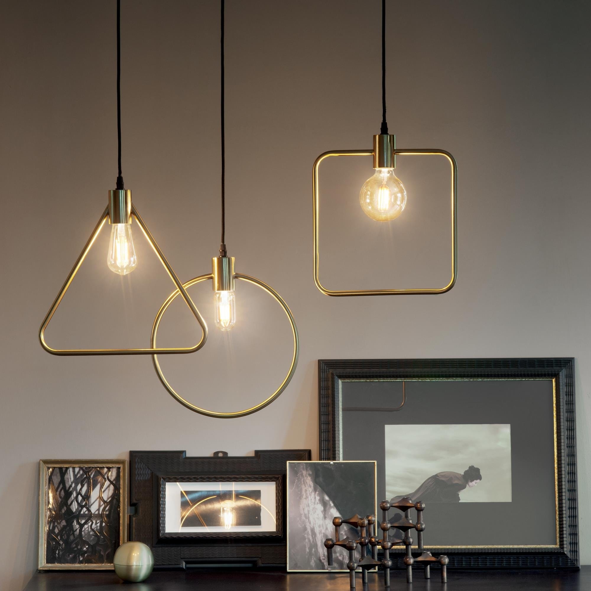 IdealLux Lampada ABC SP1 Triangle Ottone