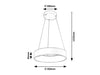 RabaLux Lampada Adeline 3929 Grigio