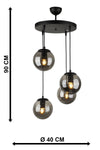 Oyo Lampada Alegro Nero
