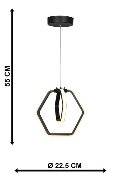 Oyo Lampada Alena Nero