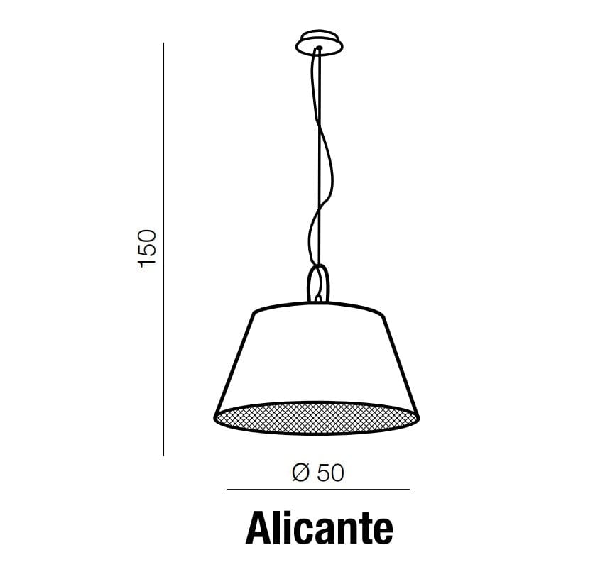 Azzarddo Lampada Alicante AZ2292 Nero
