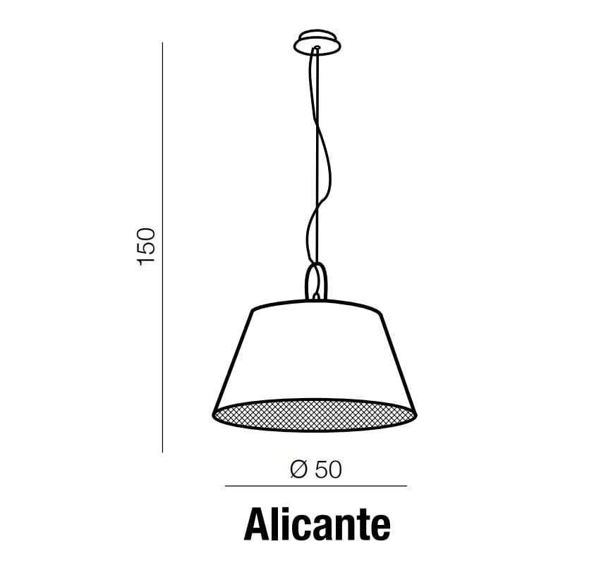 Azzarddo Lampada Alicante AZ2293 Bianco