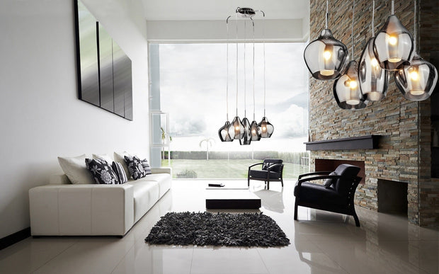 Azzarddo Lampada Amber Milano 1 AZ2148 Cromo