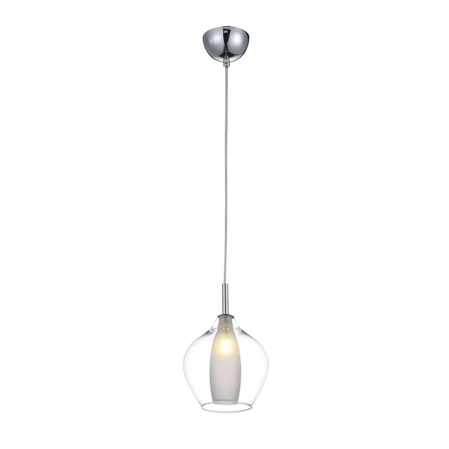 Azzarddo Lampada Amber Milano 1 AZ3074 Cromo