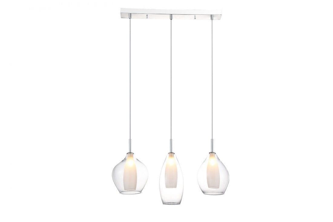 Azzarddo Lampada Amber Milano 3 AZ3075 Cromo