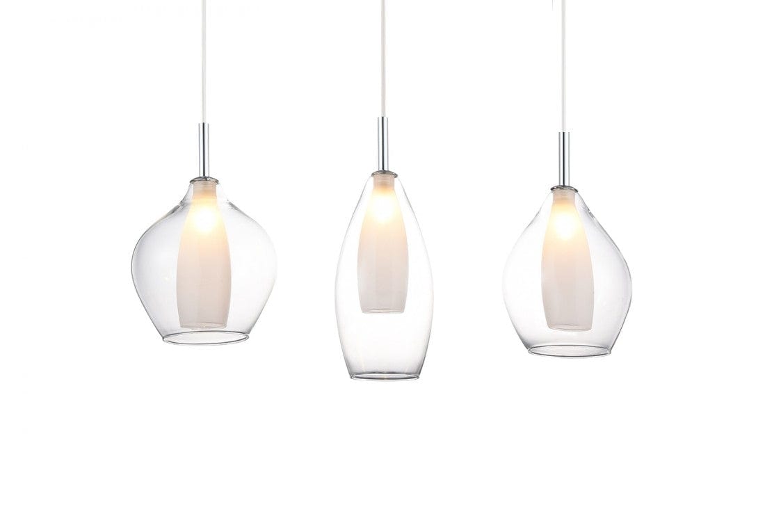 Azzarddo Lampada Amber Milano 3 AZ3075 Cromo