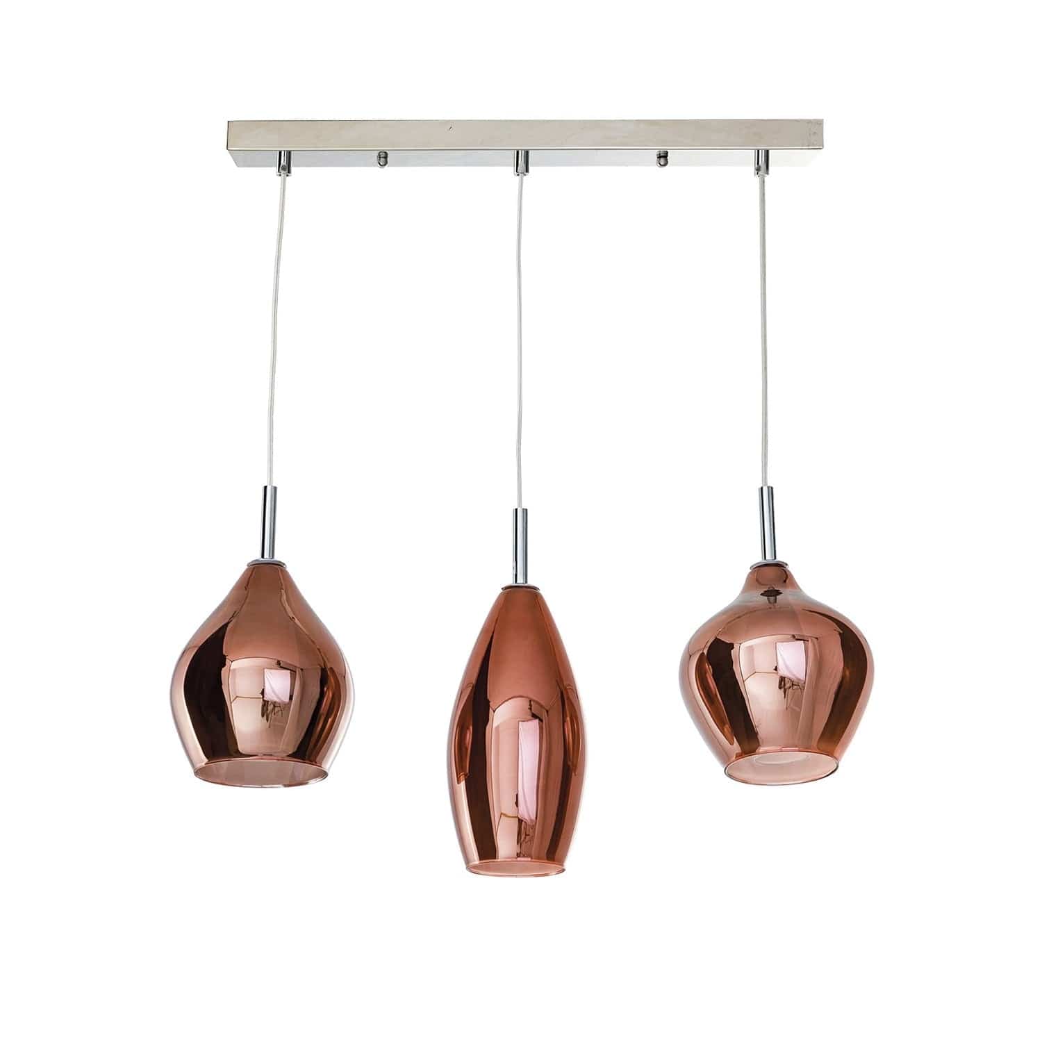 Azzarddo Lampada Amber Milano 3 AZ3078 Rame