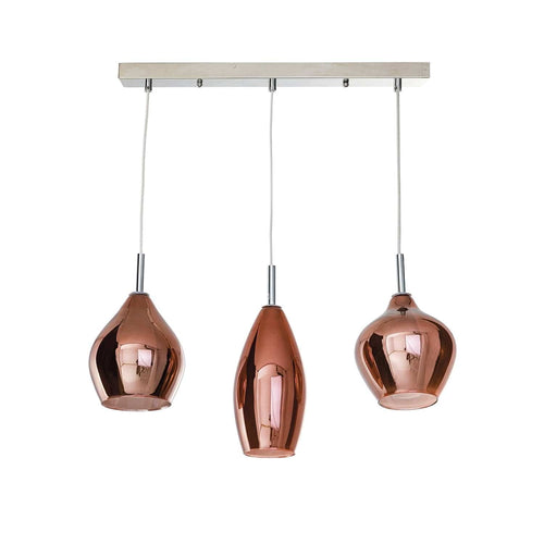 Azzarddo Lampada Amber Milano 3 AZ3078 Rame