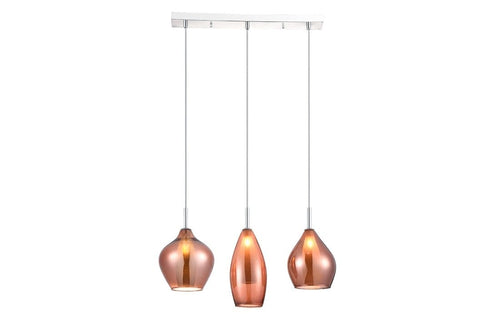Azzarddo Lampada Amber Milano 3 AZ3078 Rame