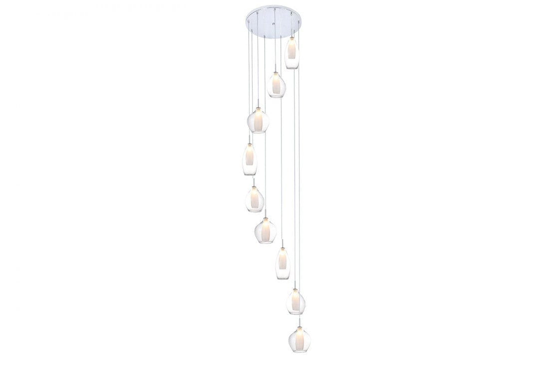 Azzarddo Lampada Amber Milano 9 AZ3102 Trasparente