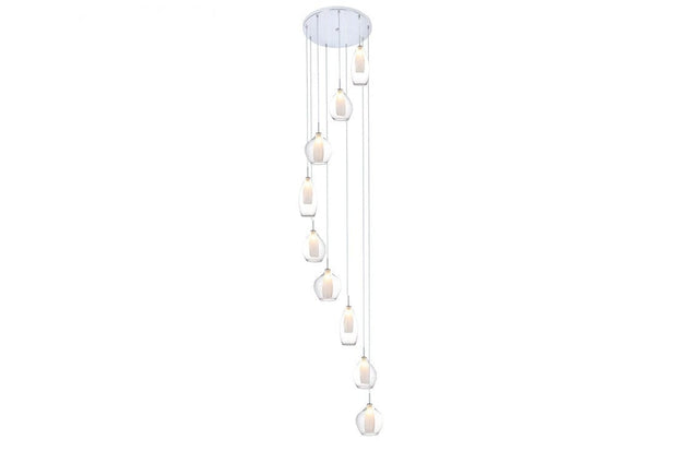 Azzarddo Lampada Amber Milano 9 AZ3102 Trasparente