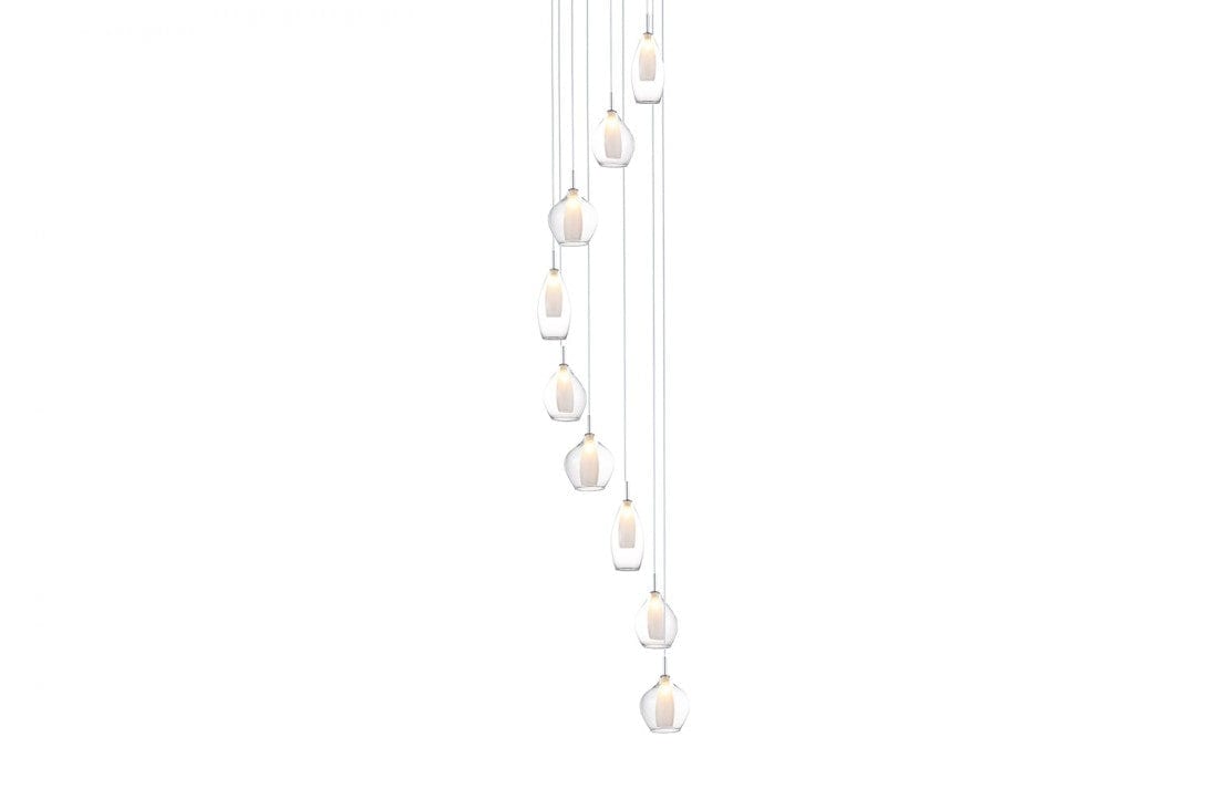 Azzarddo Lampada Amber Milano 9 AZ3102 Trasparente