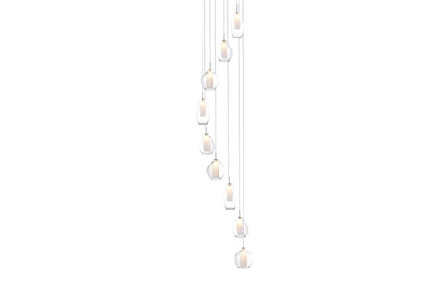 Azzarddo Lampada Amber Milano 9 AZ3102 Trasparente