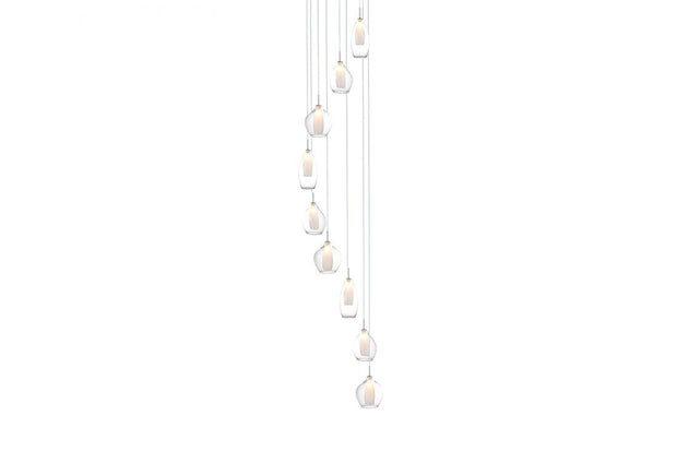 Azzarddo Lampada Amber Milano 9 AZ3102 Trasparente