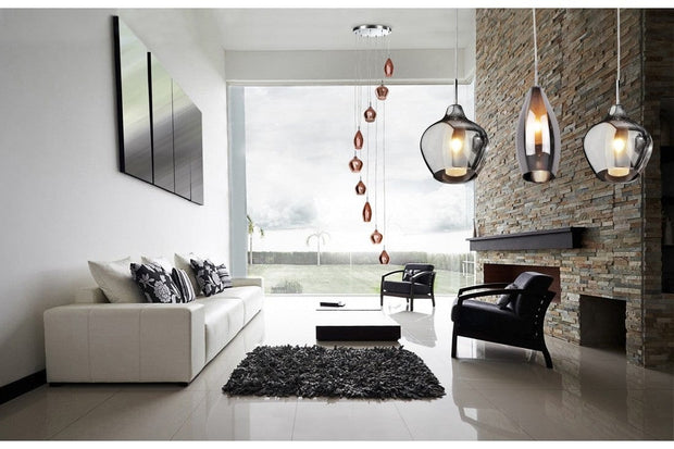 Azzarddo Lampada Amber Milano 9 AZ3134 Rame