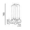 Azzarddo Lampada Amber Milano AZ3172 Rame