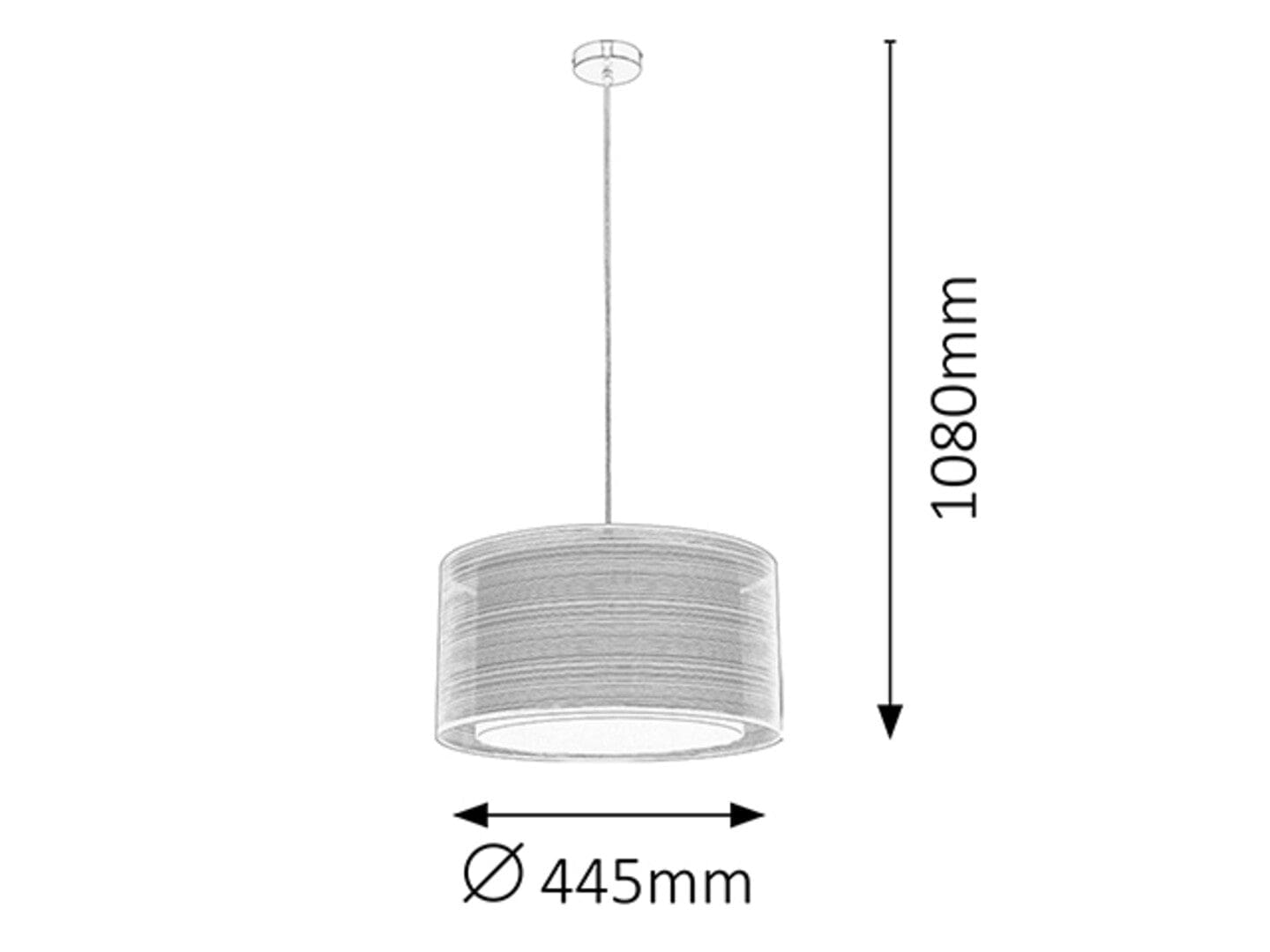 RabaLux Lampada Anastasia 2632 Marrone